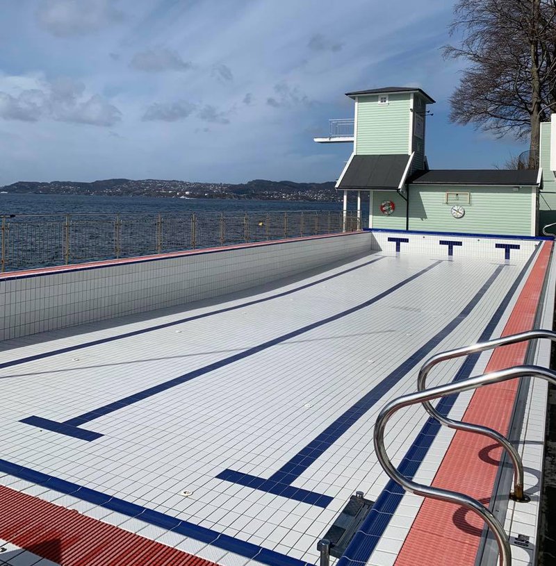 Nordnes Sjøbad tømt for vedlikehold